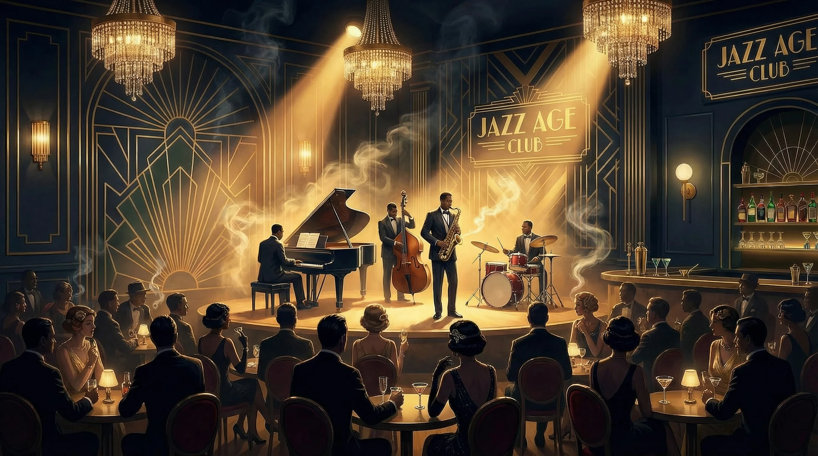 爵士乐队现场演出 - 体验 盛世棋牌 的魅力